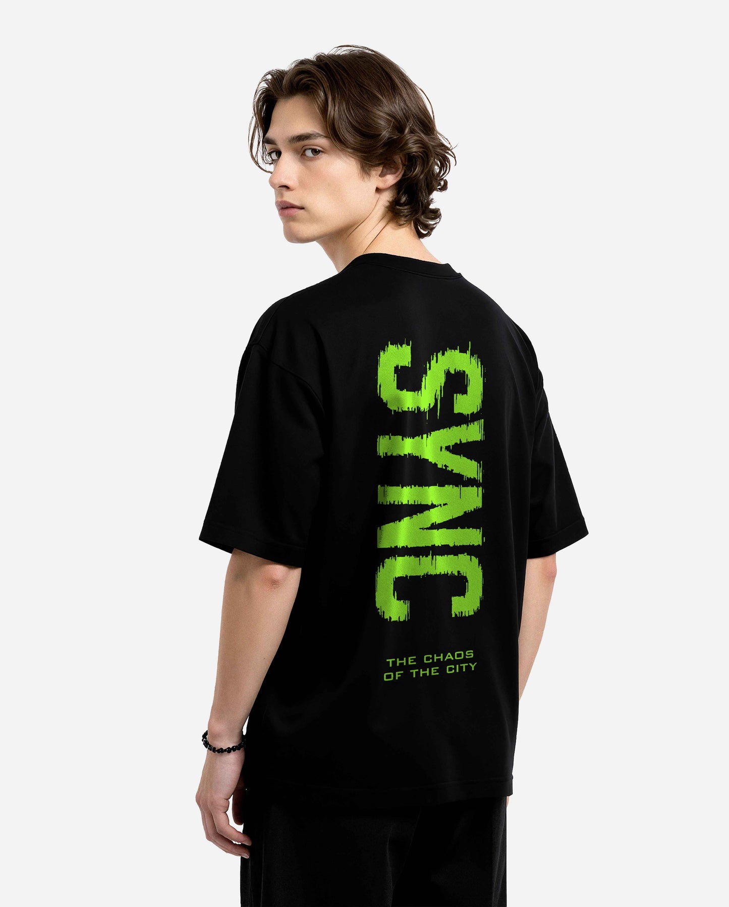 SYNC Urban Streetwear Tee – Chaos of the City Edition (Black)